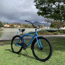 New Awesome  Ocean 🌊 Blue 😎 Beach Cruiser Bike Bicycle Standard Adult Size 26” Tires  Father’s Day 