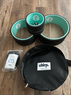 Chirp Wheel 3 Pk Back Pain Relief Stretching 12” 10” 6” Upper Posture Corrector