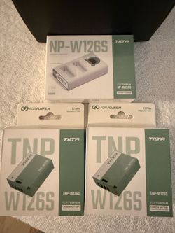 Tita NP-W1265 Charging Station (includes 2 batteries) for fujifilm