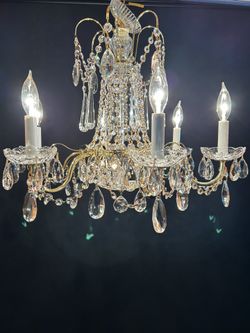 2-Medium  Crystal Chandelier 