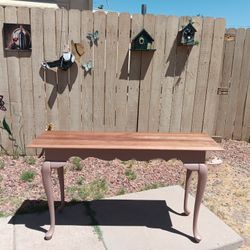 Gorgeous Hallway Or Sofa Table 28"H 52"W  16"D