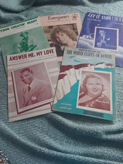 Random Sheet Music Collection for the collector or musician