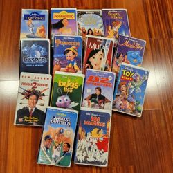Classics VHS TAPES Excellent Condition Mostly Disney