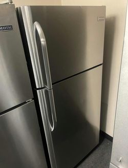 Stainless Steel Frigidaire Top Freezer Fridge