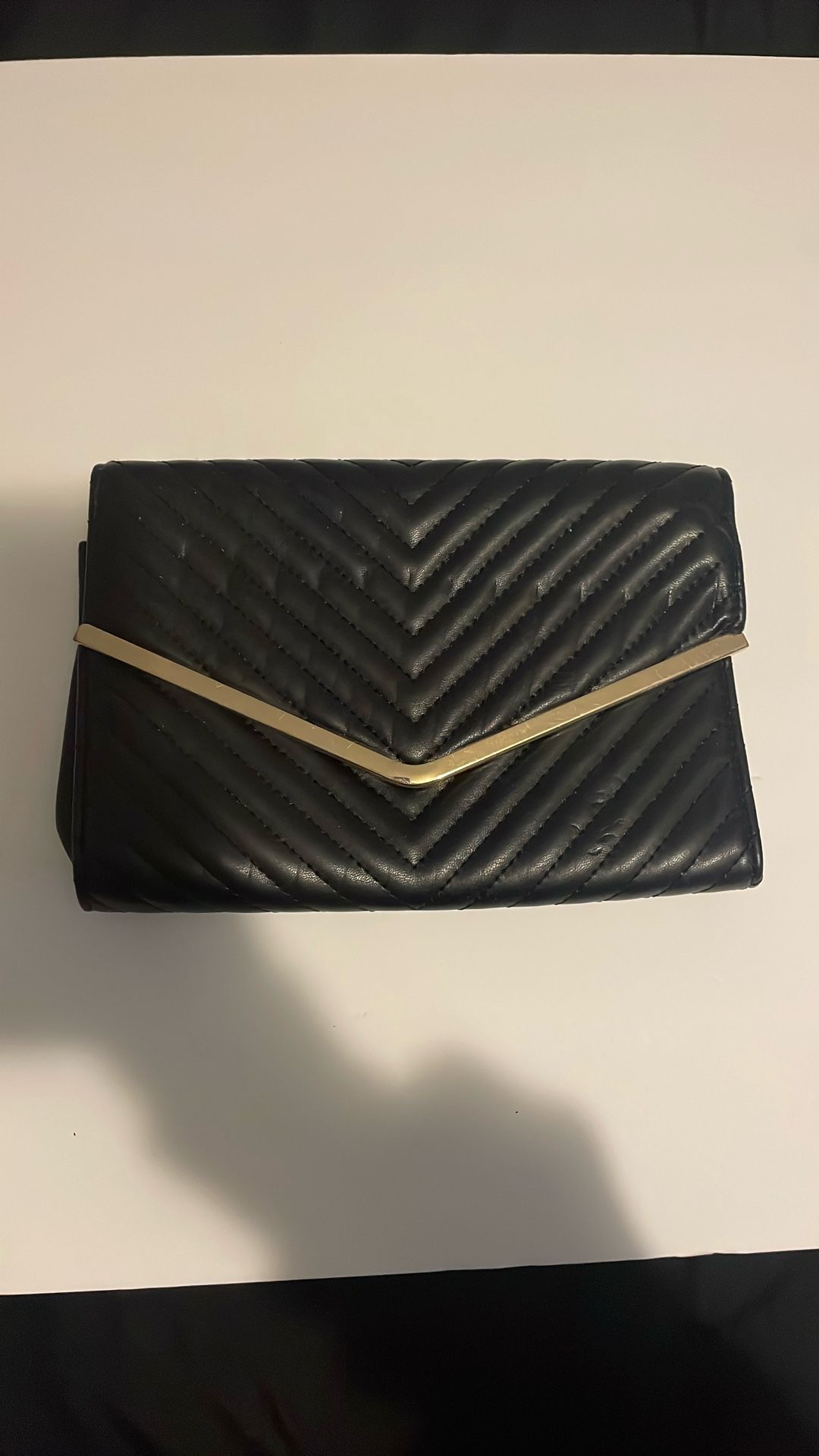 Black Envelope Purse 
