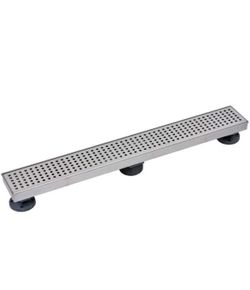 24-inch stainless steel linear square grid