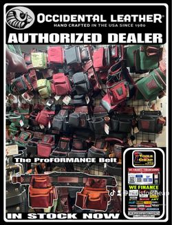 Occidental leather tool belts