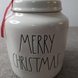 XMAS Rae Dunn Cookie Jar