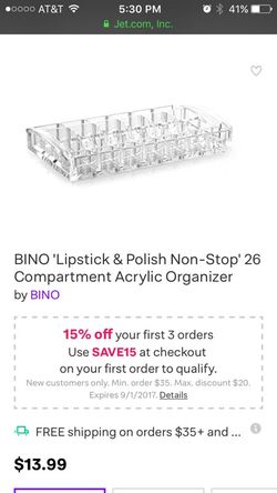 BINO lipstick and polish holder