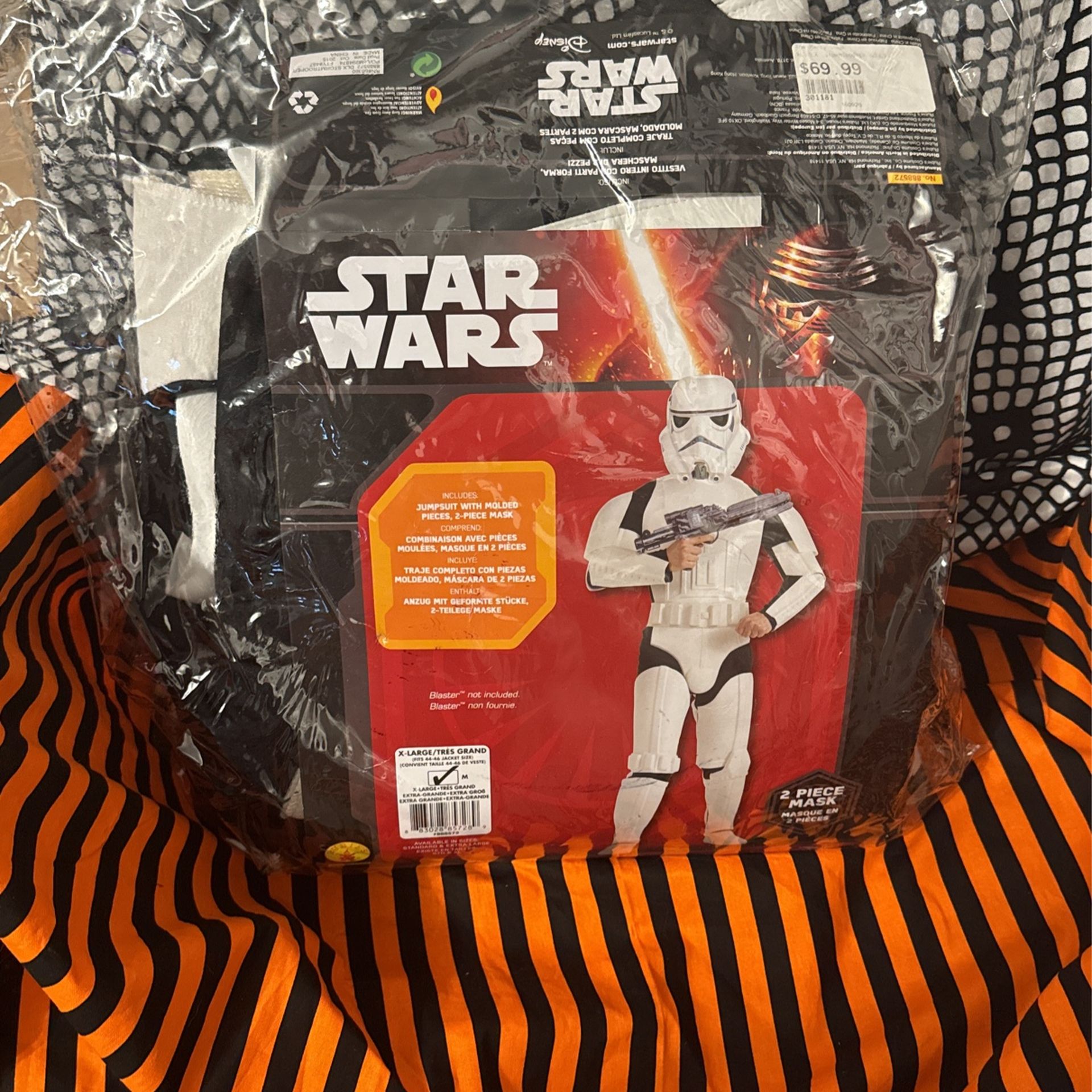 STAR WARS Storm Trooper Men's  Halloween Costume 