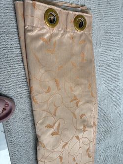 6 Silk curtain with lining