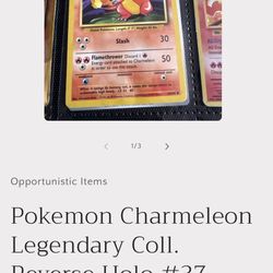 Pokemon Charmeleon Legendary Coll. Reverse Holo #37