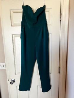Green Jumpsuit New Without Tags Size 12 (Was $100, Now $25)