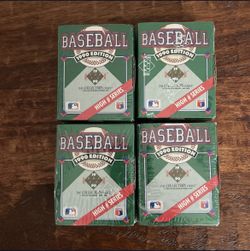 1990 Edition Donruss Mini Packets Baseball Cards