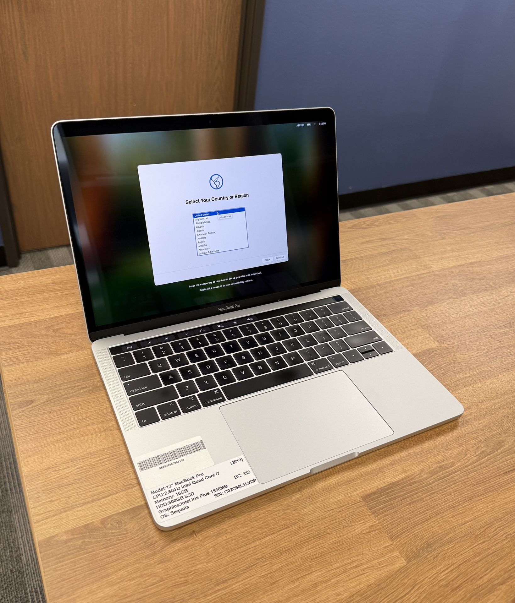 2020 Macbook Macbook Pro 13 Inch I7 16gb Ram 13 MacBook Pro