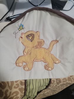 Lion King Crib Set