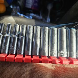 Craftsman 1/4 Flex Head Ratchet, Sockets