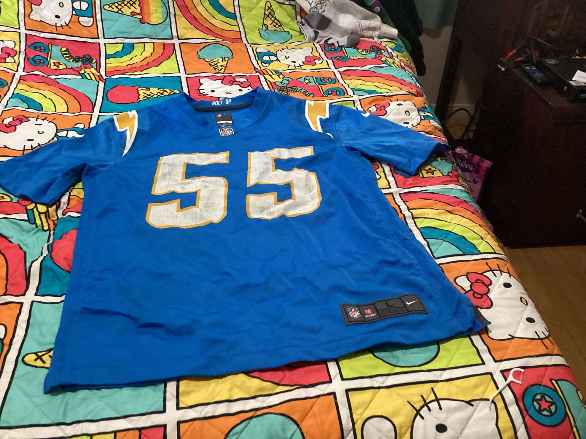 Nike NFL Jersey Number 55 Seau Size Large