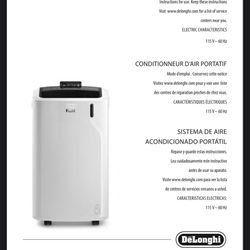  DeLonghi PACEM370 WH Pinguino Portable Air Conditioner, White