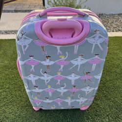 Glitter Ballerina Hard Sides Kids Carry On - Pottery Barn Kids