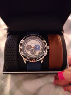Chronograph Watch Set with Interchangeable Bands