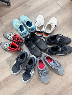 Nike adidas under armor boys shoes size 6.5 youth and up (7 pairs)