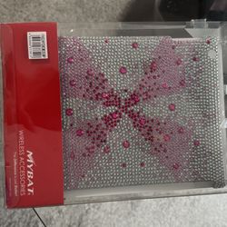 MYBAT Diamante Back Protector Cover for iPad 2 / New iPad – Pink Rhinestone Bling Case