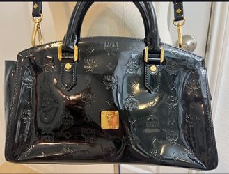 Authentic MCM Patent Leather Handbag