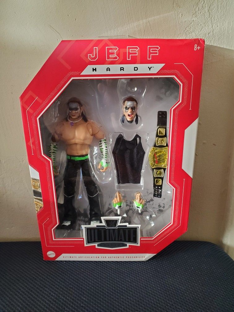 WWE ULTIMATE EDITION JEFF HARDY NIB