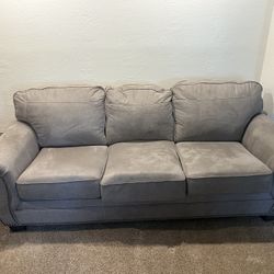 Living Spaces Sleeper Sofa - Queen Memory Foam