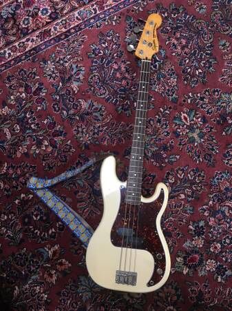 Vintage 1980s Fender Squire Japan Precision p bass