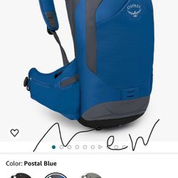 Osprey Escapist 20L Biking Backpack, Postal Blue, Medium/Large