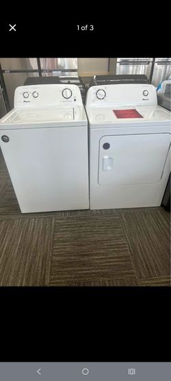 AMANA WASHER N DRYER TOP LOAD