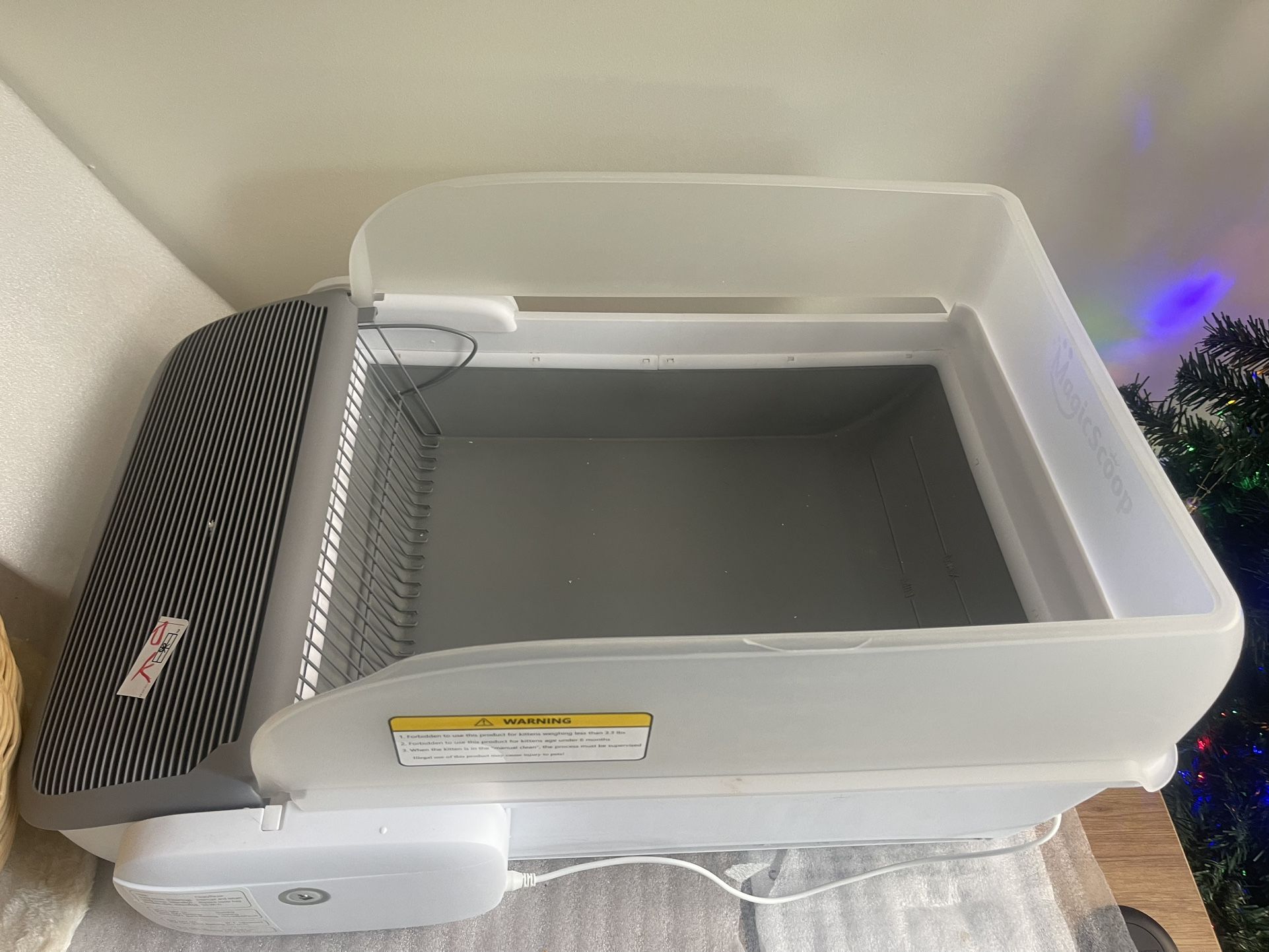Self-Cleaning Litter Box , Automatic Cat Litter Box, Robot Open Top Litter Box, Scooper Free