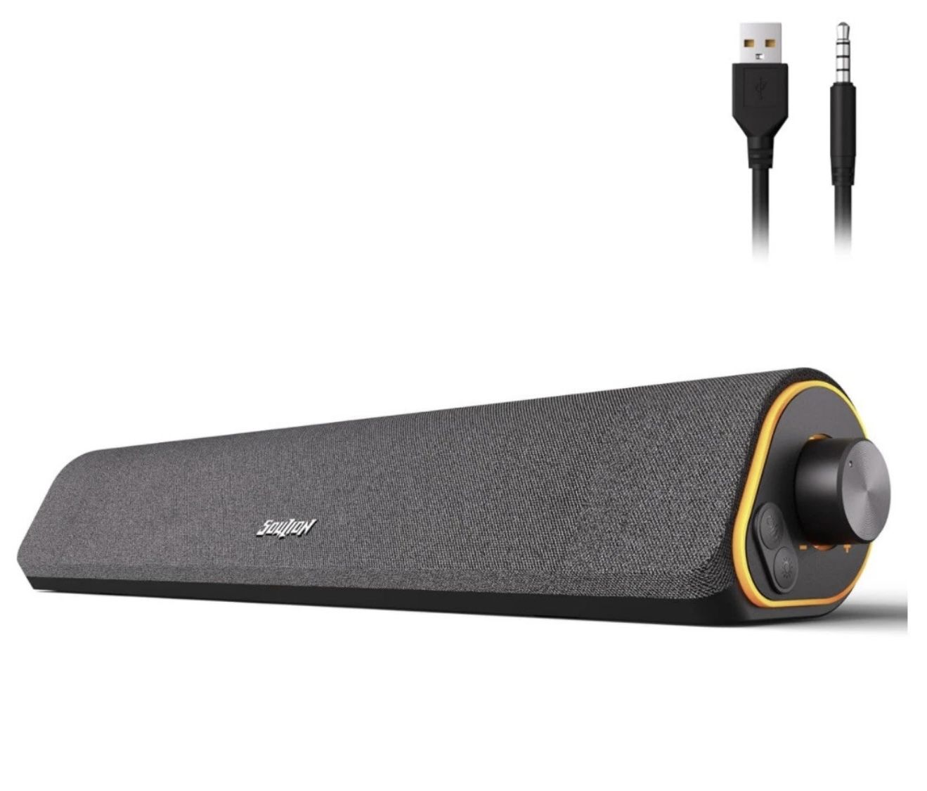R50 Bluetooth Computer Speakers 35mm PC Sound Bar for Desktop Monitor