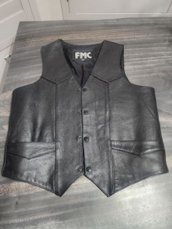 Men's Leather Vest
