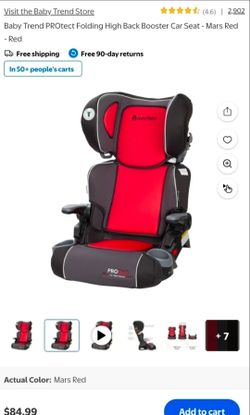 Baby Trend PROtect Folding High Back Booster Car Seat $65 each or 2 for $120