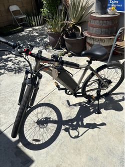 Grey Electric Bike