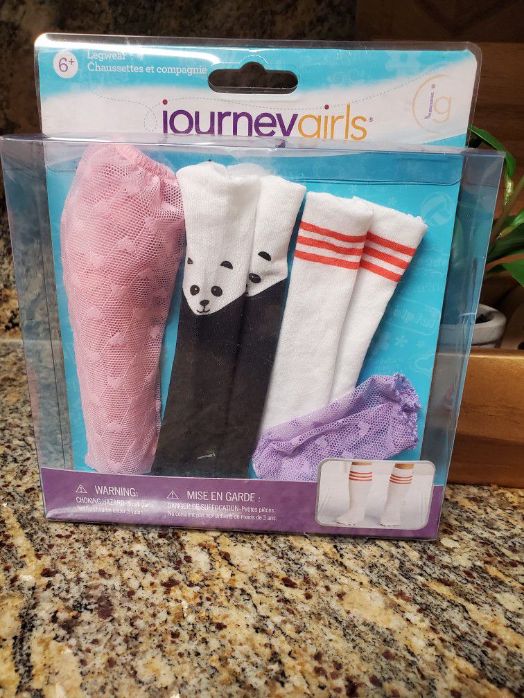 Journey Girls Legwear Set-Panda 4 Piece Set