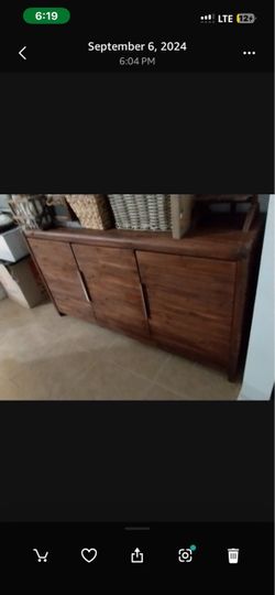 Sideboard Buffet Real Wood Like New
