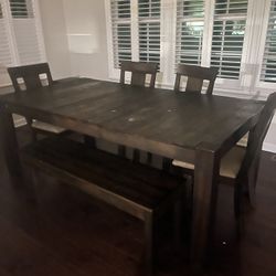 Dining Room Table With Bench 
