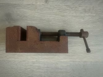 Vintage Palmgren Machinist Drill Press Vise 2.5" Wide Jaws & Opens 3” USA