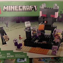 5 Unopened Minecraft Legos, 1 New Marvel Legos