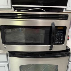 GE over the Oven Microwave