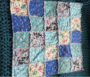 Homemade baby quilts