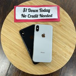 Apple IPhone X 5.8 -PAYMENTS AVAILABLE-$1 Down Today 