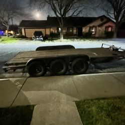 16ft 3 Axle Car Trailer With Wench CHEAP CHEAP