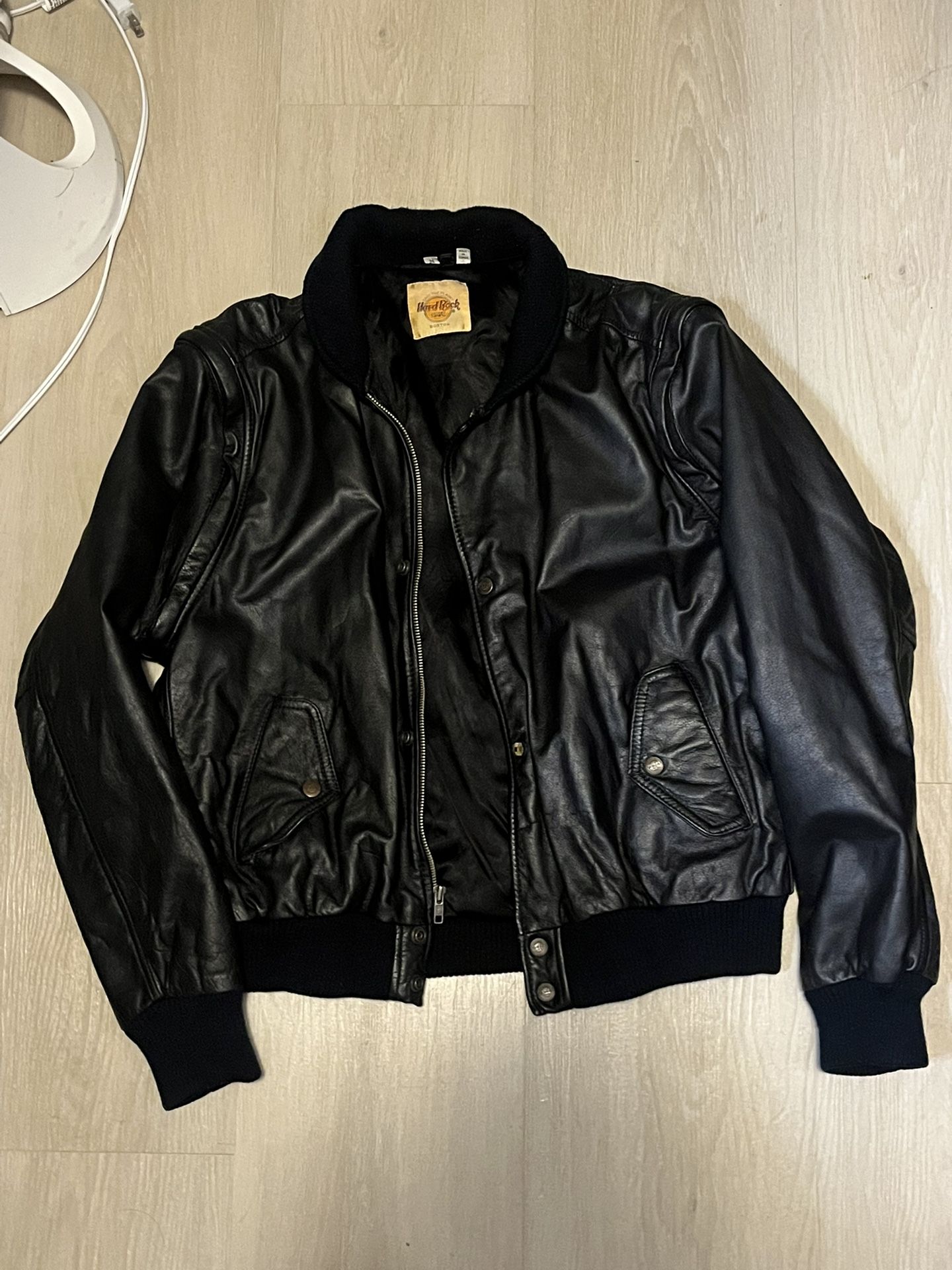 Vintage Hard rock cafe Leather kacket