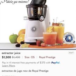 Royal Prestige Juice Extractor 