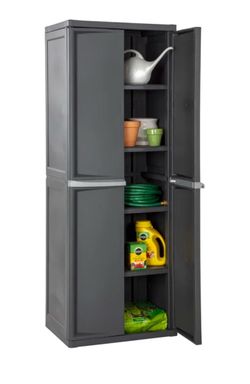 Brand new Sterilite 4 shelf cabinet
